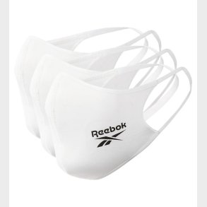 Reebok Mundbind - Small - 3-pak - Hvid