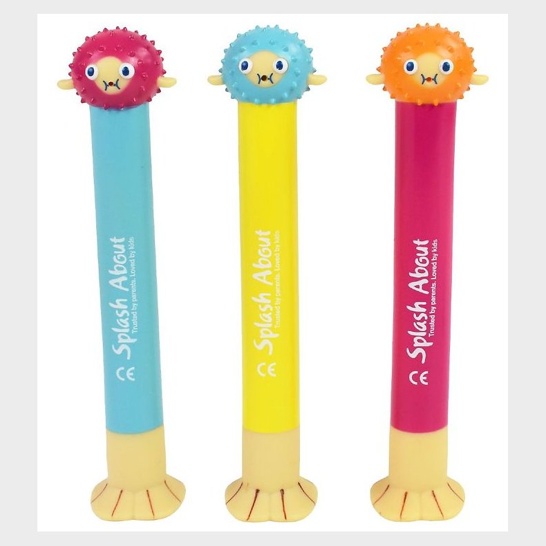 Splash About Dykkerstave - 3 stk. - Pufferfish
