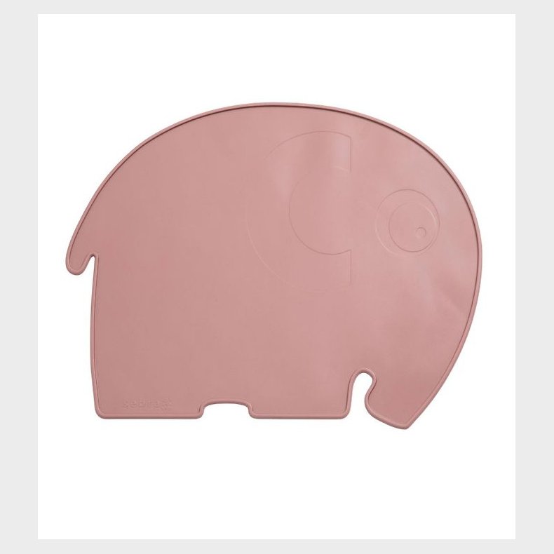 Sebra Dkkeserviet - Silikone - Rustic Plum Elefant