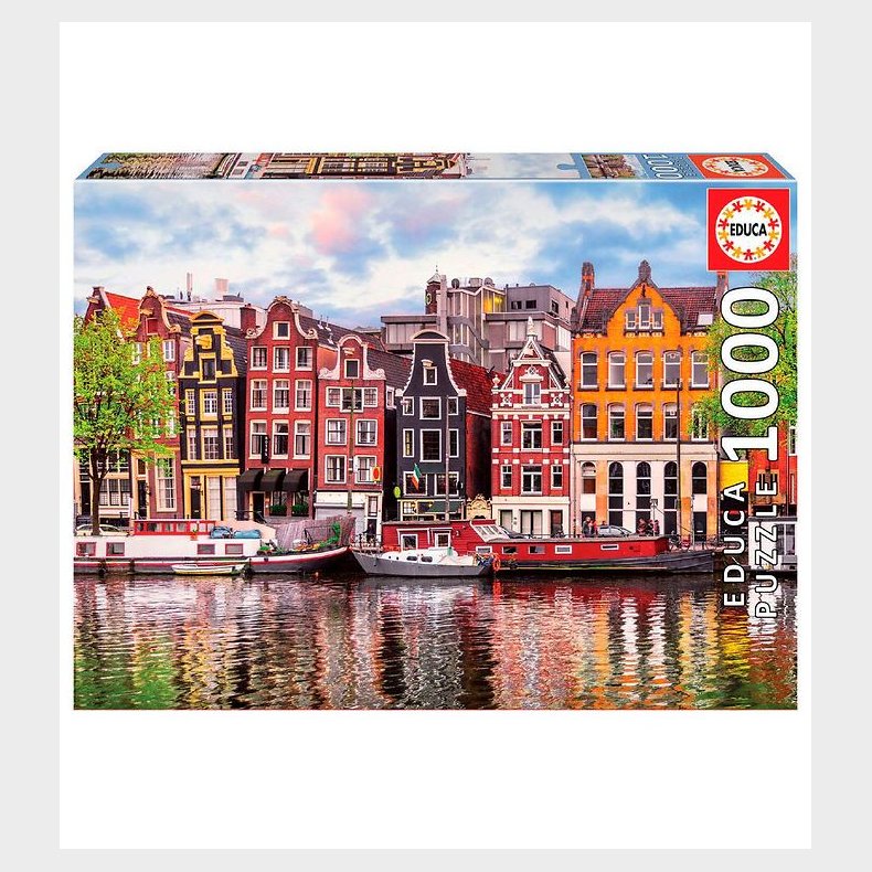 Educa Puslespil - 1000 Brikker - Dancing Houses, Amsterdam