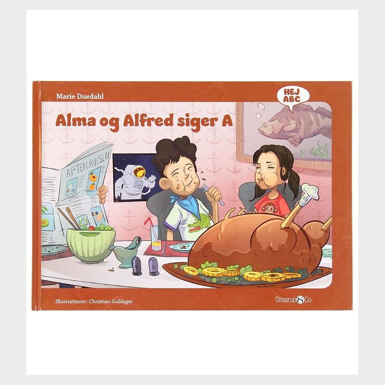 Straarup & Co Bog - Hej ABC - Alma og Alfred Siger A - Dansk
