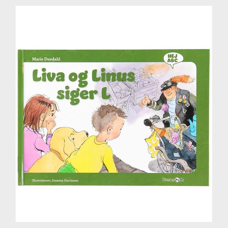 Straarup & Co Bog - Hej ABC - Liva og Linus Siger L - Dansk