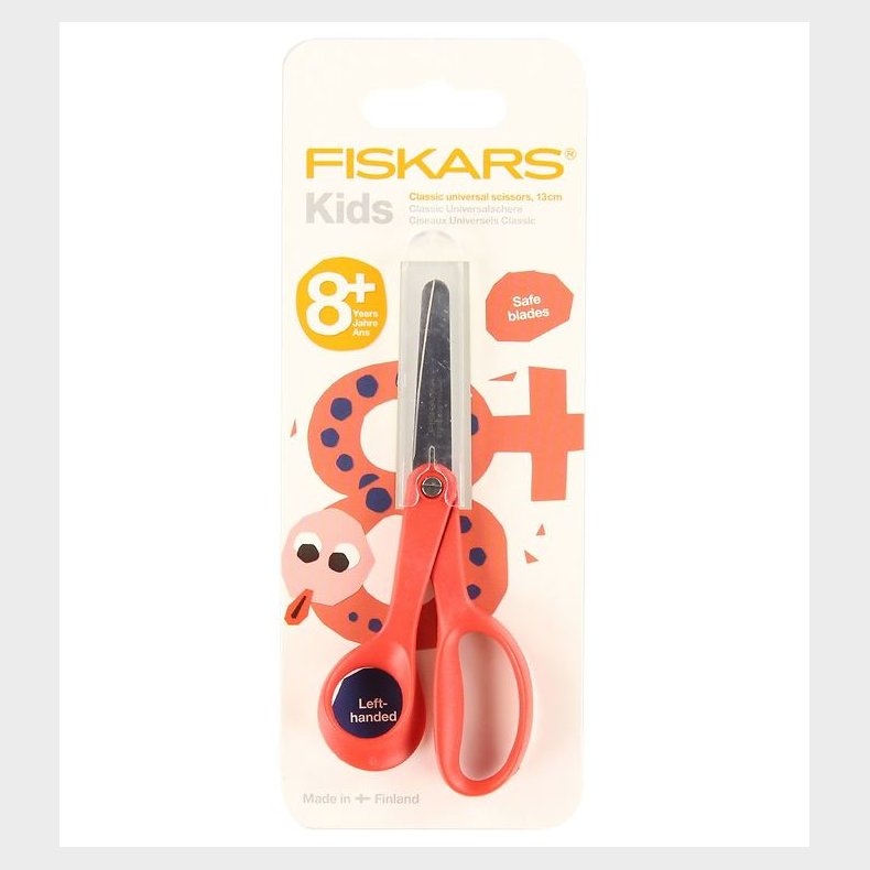 Fiskars Brnesaks - Venstre hnd - Rd