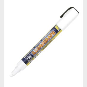 Zig Tusch - Illumigraph - 6 mm - Hvid