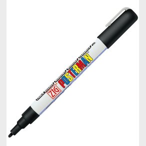 Zig Tusch - Vandfast - 1 mm - Sort