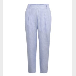 Grunt Bukser - Liv Check Pant - Light Blue