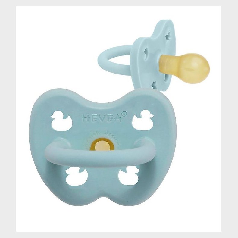 Hevea Sut - 0-3 mdr - Naturgummi - Baby Blue m. �nder