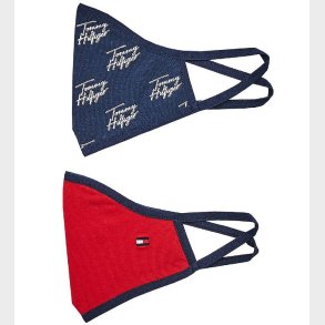 Tommy Hilfiger Mundbind - 2-pak - Navy/Rd