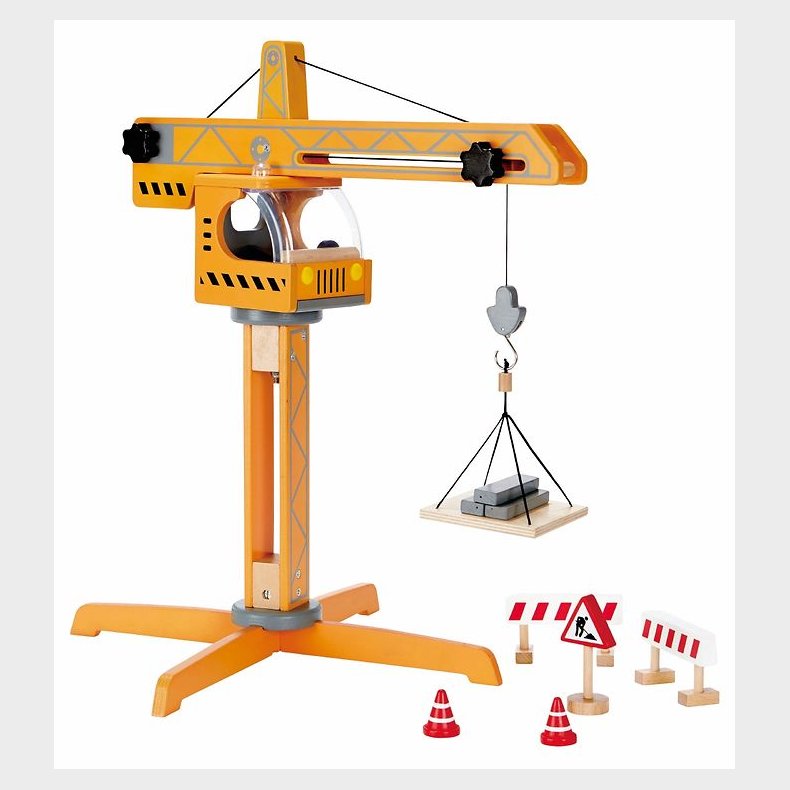 Hape Leges�t - 10 Dele - Kran