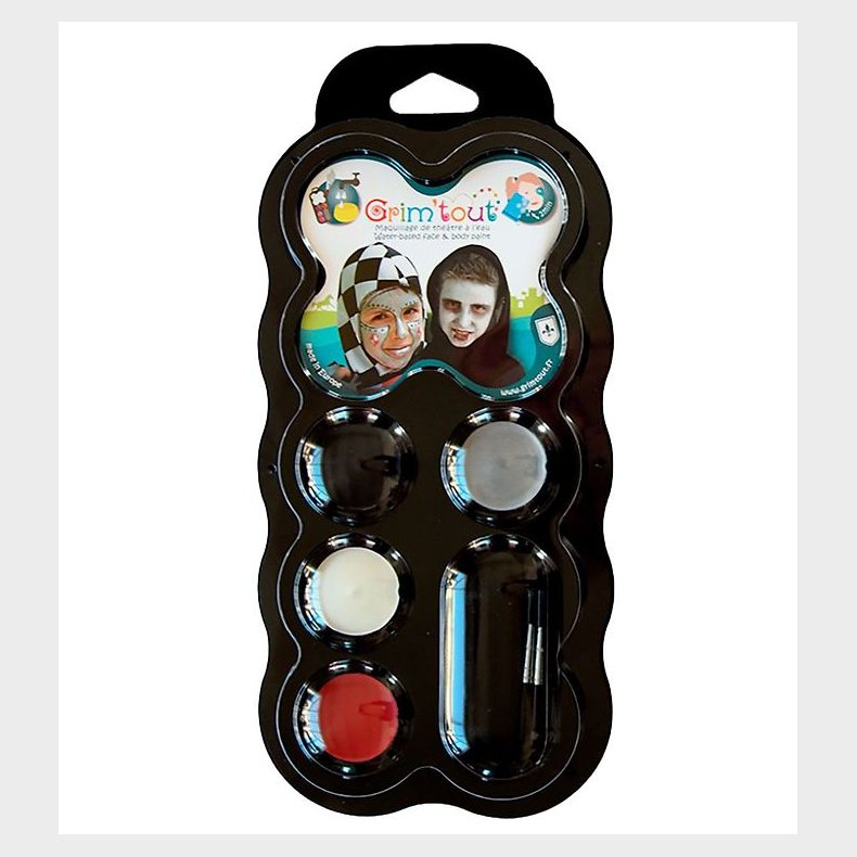 Grim Tout Ansigtsmaling - Ridder Og Pirat