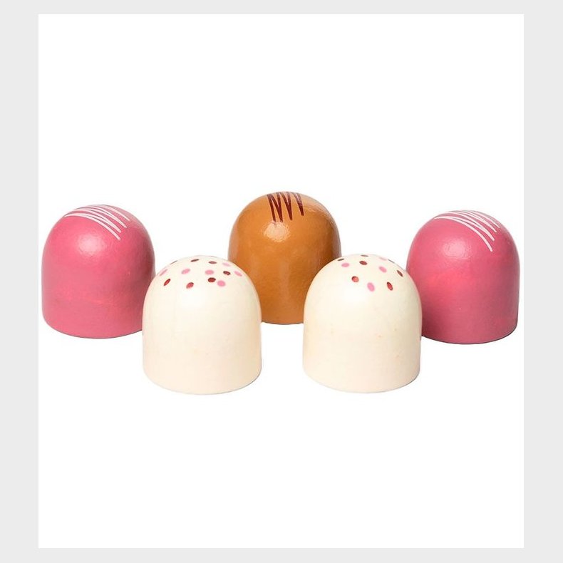 MaMaMeMo Legemad - Fldeboller, Ruby - Tr