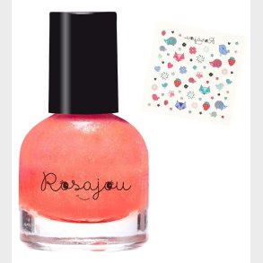 Rosajou Neglelak m. Neglestickers - Corail