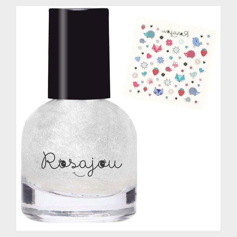 Rosajou Neglelak m. Neglestickers - Perle