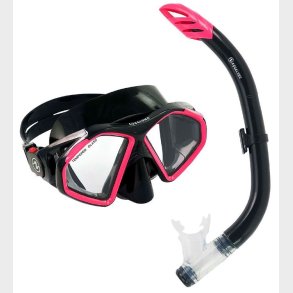 Aqua Lung Snorkelst - Adult - Combo Hawkeye/Pike - Sort/Pink