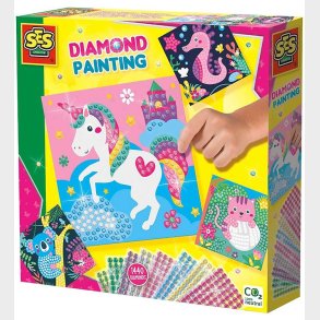 SES Creative Kreas�t - Mal Med Diamanter - Glade Dyrs