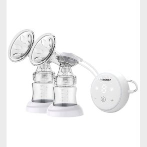 Mininor Dobbel Brystpumpe - El - Genoplagelig