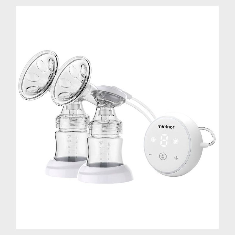 Mininor Dobbel Brystpumpe - El - Genoplagelig