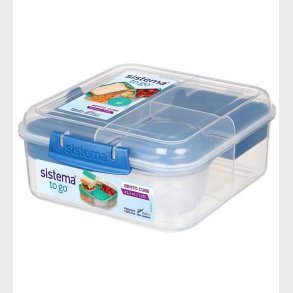 Sistema Madkasse m. Beholder - Bento Cube - 1,25 l - Mrkebl