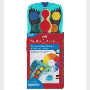 Faber-Castell Vandfarve - Connector - 12 Farver