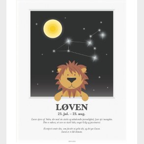 Kids by Friis Plakat - Stjernetegn - L�ven