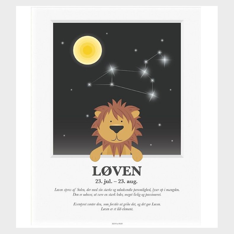 Kids by Friis Plakat - Stjernetegn - L�ven