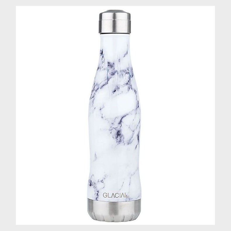 Glacial Termoflaske - 400 ml - White Marble
