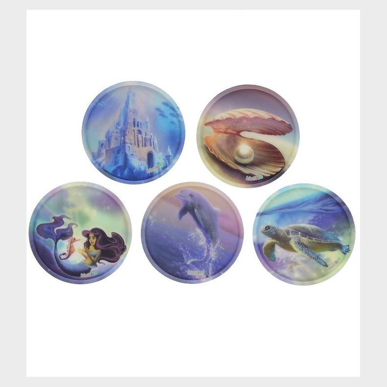 Ergobag Velcromrker - 5 stk. - Havfruer