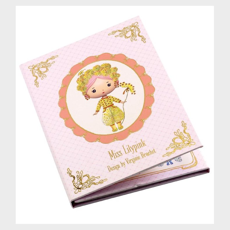 Djeco Klisterm�rker - 40 stk. - Miss Lilypink