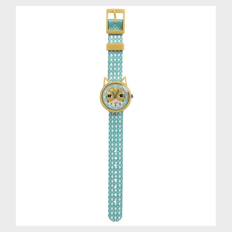 Djeco Armbndsur - Mintgrn m. Kat