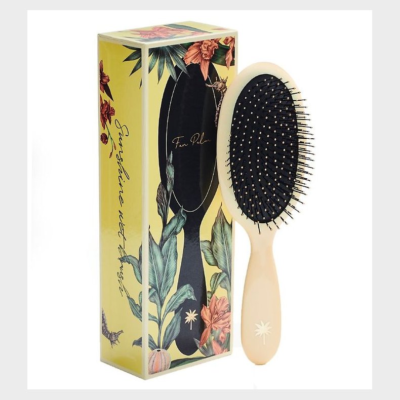 Fan Palm Hrbrste - Wet Brush - Medium - Sunshine