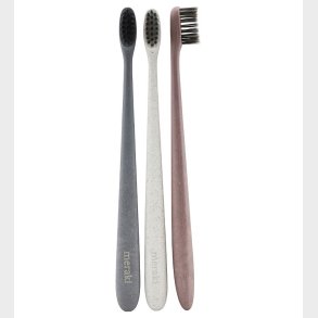Meraki Tandb�rste - 3-pak - Gr�/Hvid/Rosa