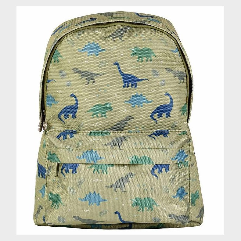 A Little Lovely Company B�rnehavetaske - Dinosaur - Gr�n
