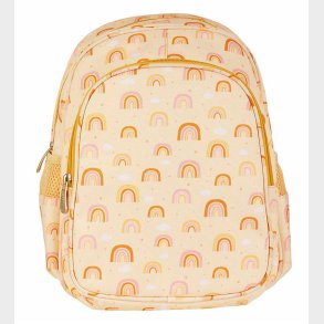 A Little Lovely Company Brnehavetaske m. Termolomme - Rainbows