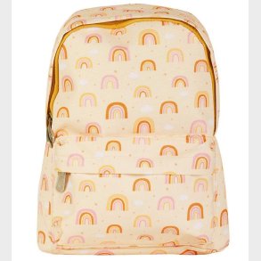 A Little Lovely Company Brnehavetaske - Rainbows - Gul