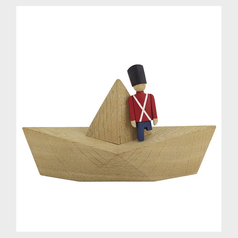 H.C. Andersen Trfigur - 20x12 cm - Den Standhaftige Tinsoldat