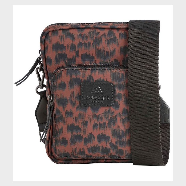 Markberg Skuldertaske - Bexley - Recycled - Orange Animal Army/S