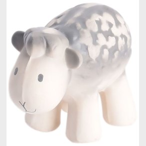 Tikiri Bidedyr - Naturgummi - F�r - Gr�/Hvid