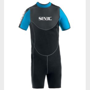 Seac V�ddragt - Sense Shorty Man 2,5 mm - Sort/Bl�