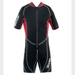 Seac V�ddragt - Ciao Shorty Man 2,5 mm - Sort/R�d