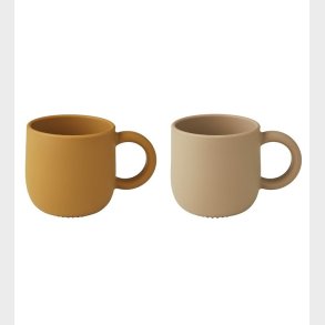 Liewood Kopper - 2-pak - Silikone - Merce - Golden Caramel Oat M