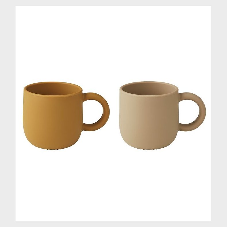 Liewood Kopper - 2-pak - Silikone - Merce - Golden Caramel Oat M