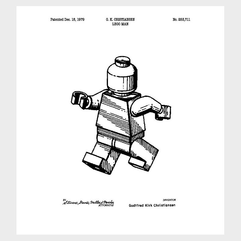 Citatplakat Plakat - A3 - Legomand