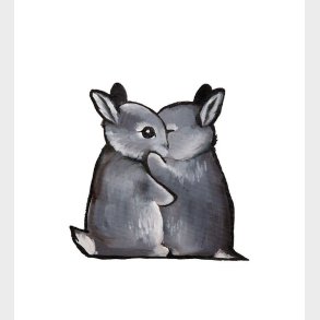 Citatplakat Plakat - A3 - Sweet Bunnies