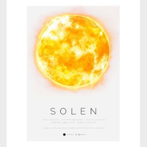 Citatplakat Plakat - A3 - Solen