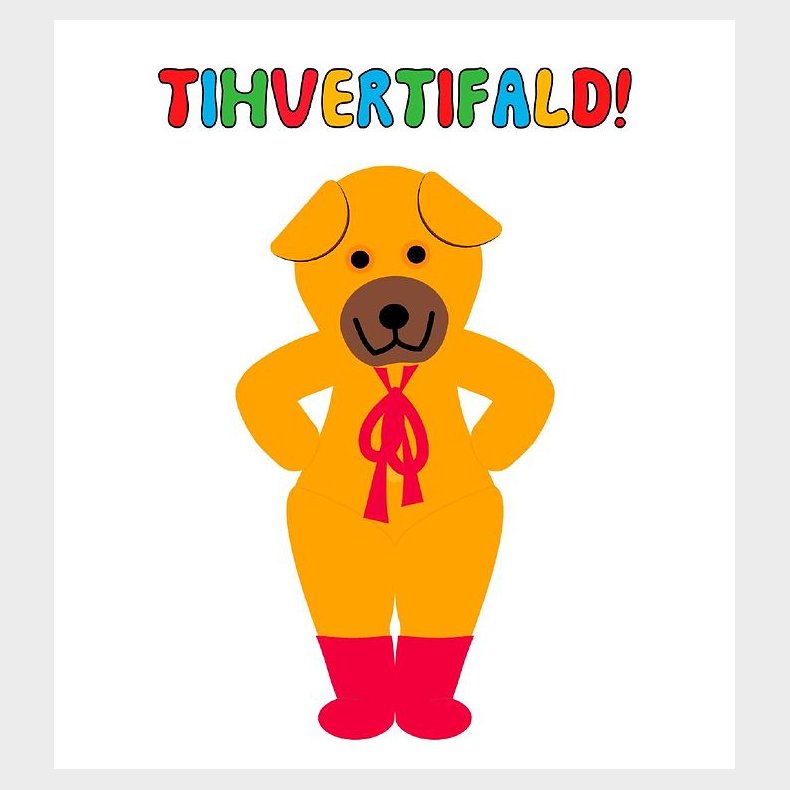Citatplakat Plakat - A3 - Bamse - Tihvertifald
