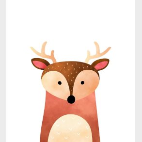 Citatplakat Plakat - A3 - Skovens Rdyr