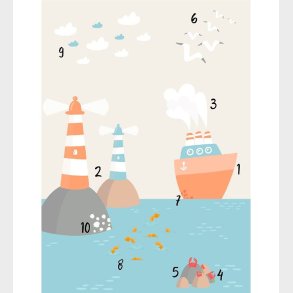 Citatplakat Plakat - A3 - Talplakat - Havnen