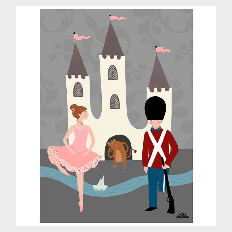 Citatplakat Plakat - B2 - Den Standhaftige Tinsoldat