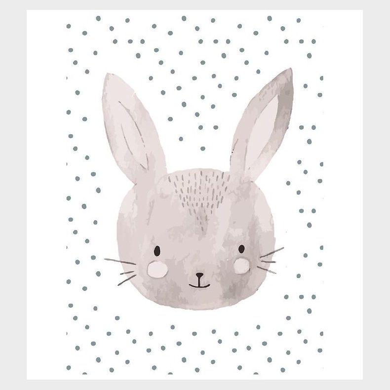 Citatplakat Plakat - B2 - Childish Rabbit