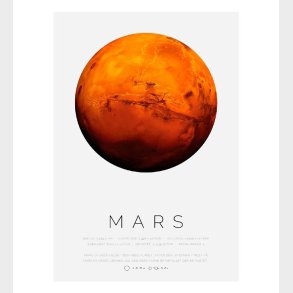 Citatplakat Plakat - B2 - Mars